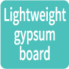 Lightweight gypsum board